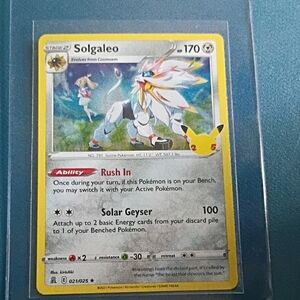 Solgaleo Pokémon Card